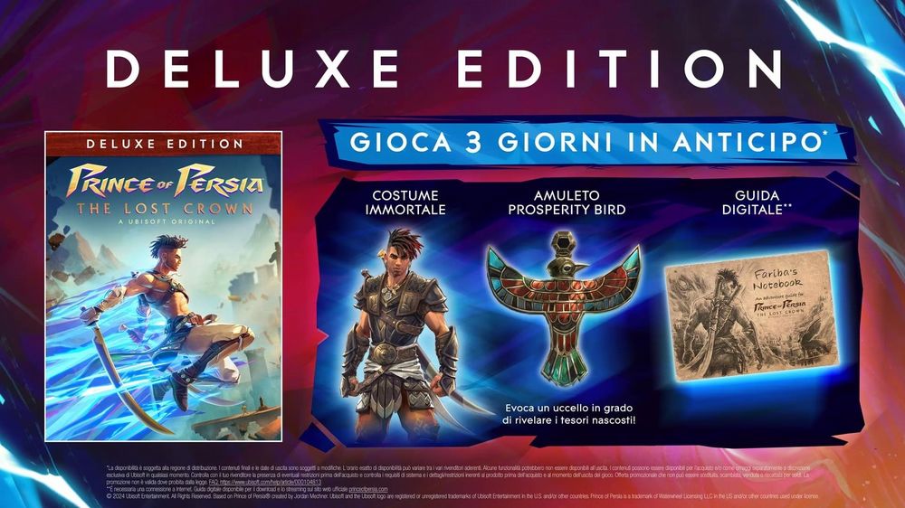 Prince of Persia The Lost Crown Deluxe Edition Prince of Persia The Lost Crown Deluxe Edition